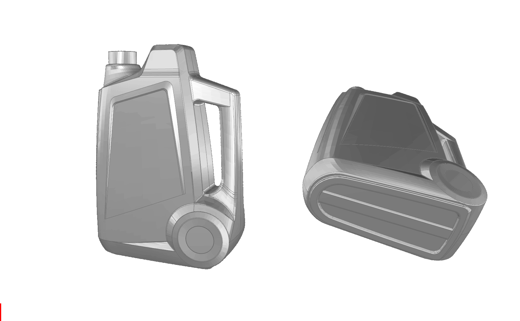 Oil pot，Blow molding，packing，industrial design，