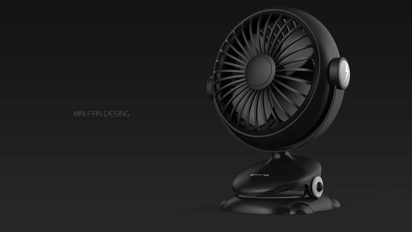 industrial design，Clip small fan，