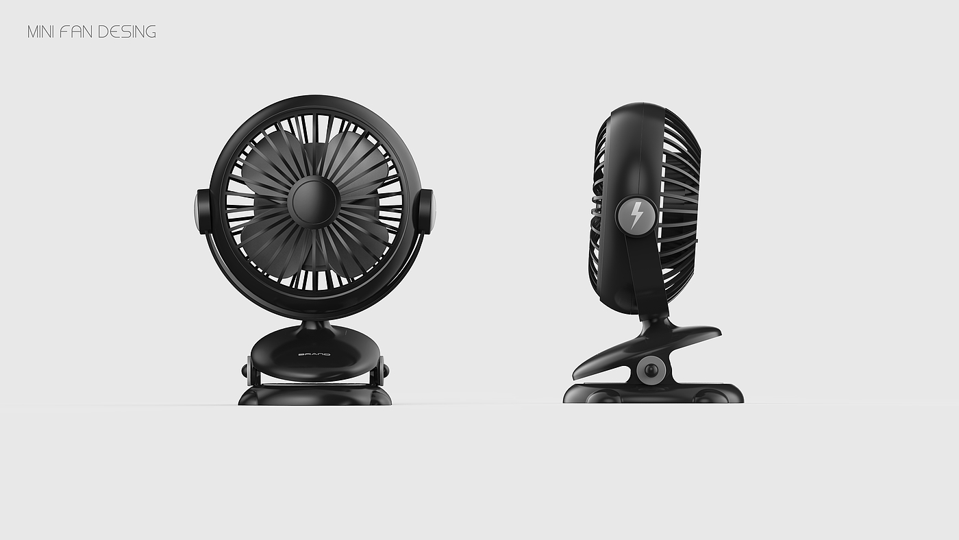 industrial design，Clip small fan，