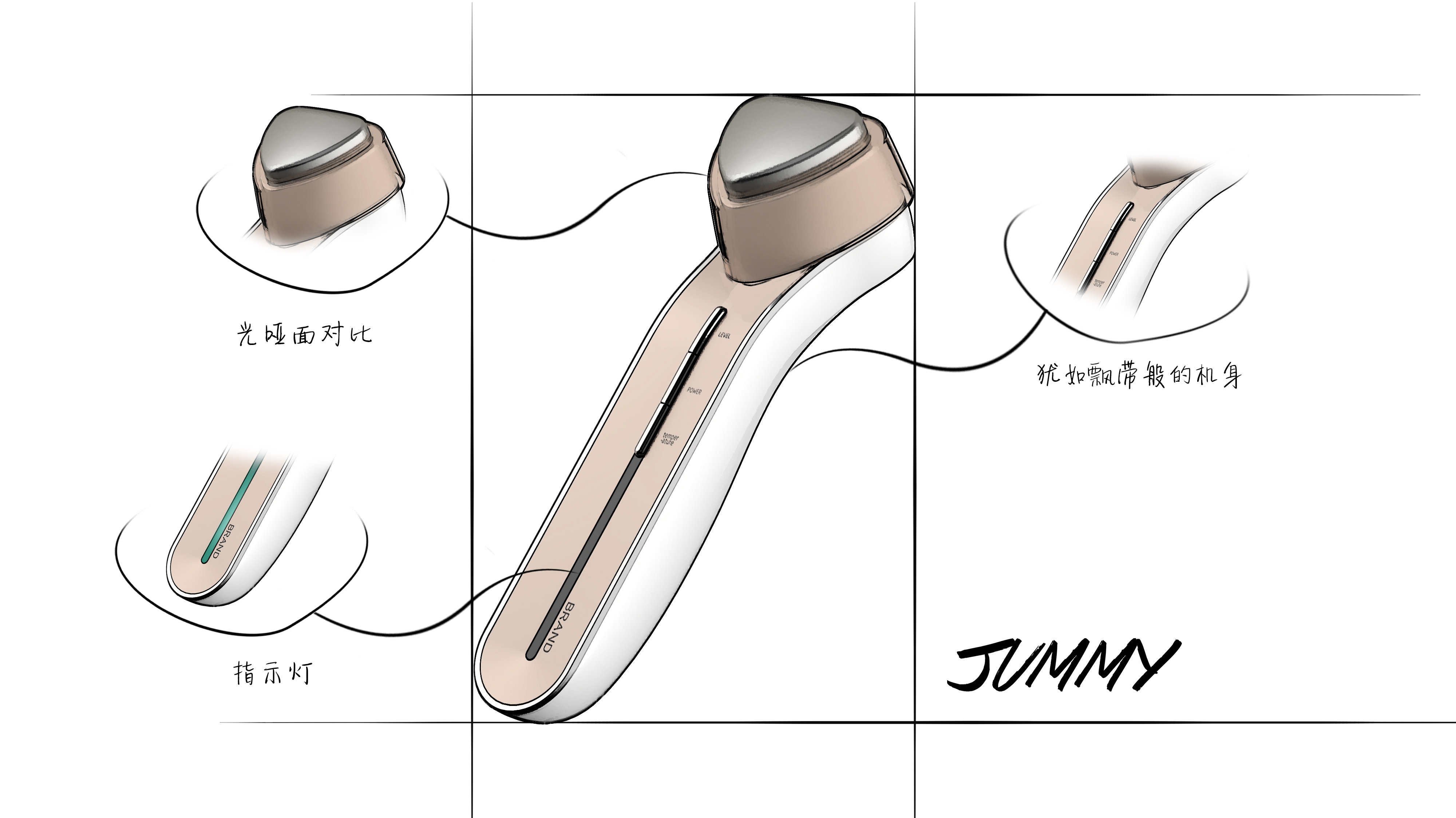 Consumer electronics，industrial design，product design，Design of inductor，Beauty equipment，