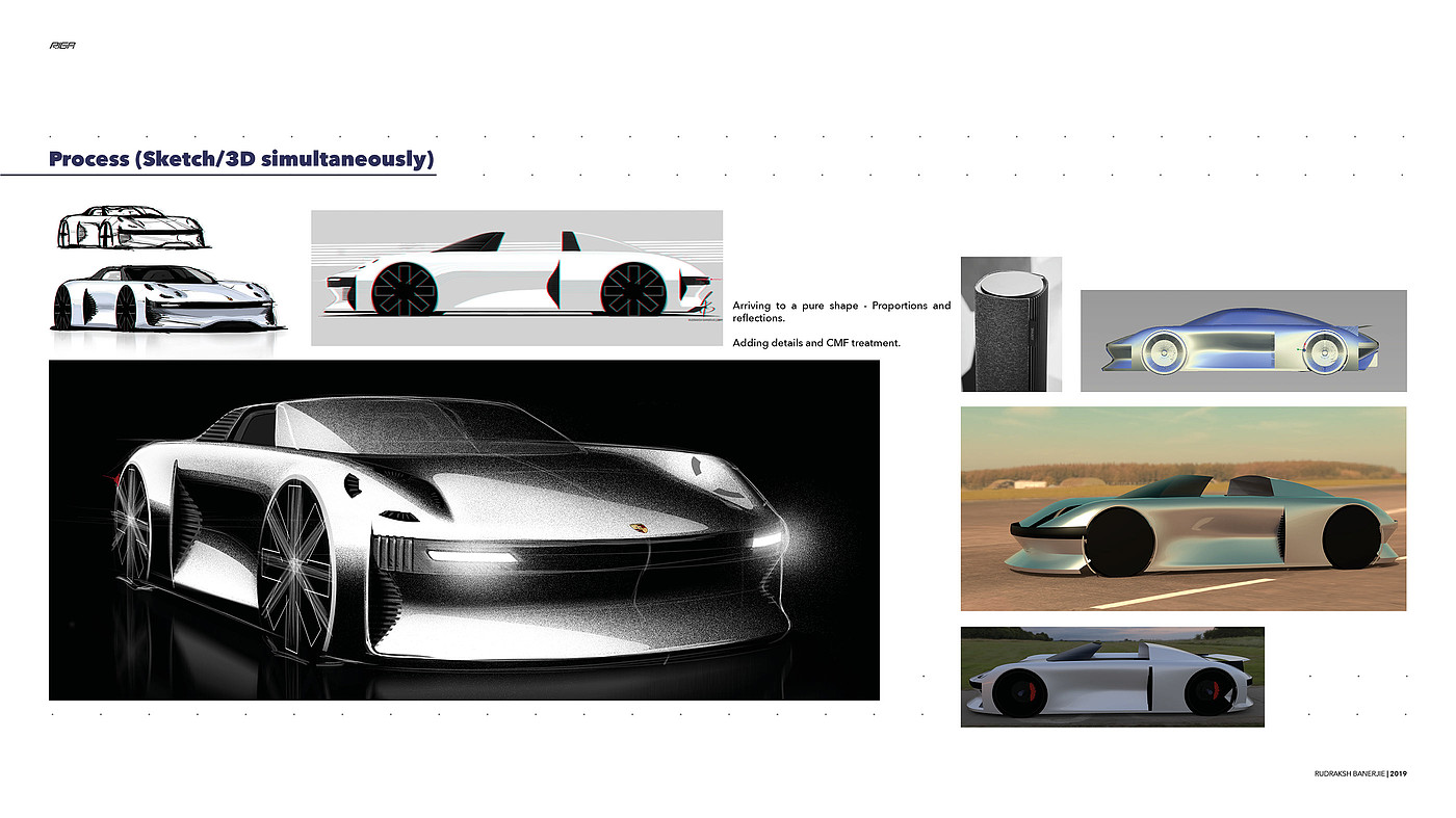 vehicle，Sports car，sample reels，Hand drawn，