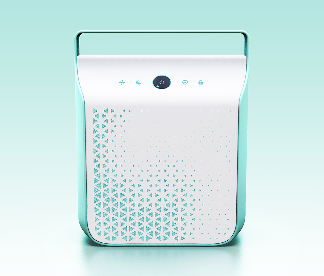 air cleaner，Portable，Mint Green，Simplicity，fresh，