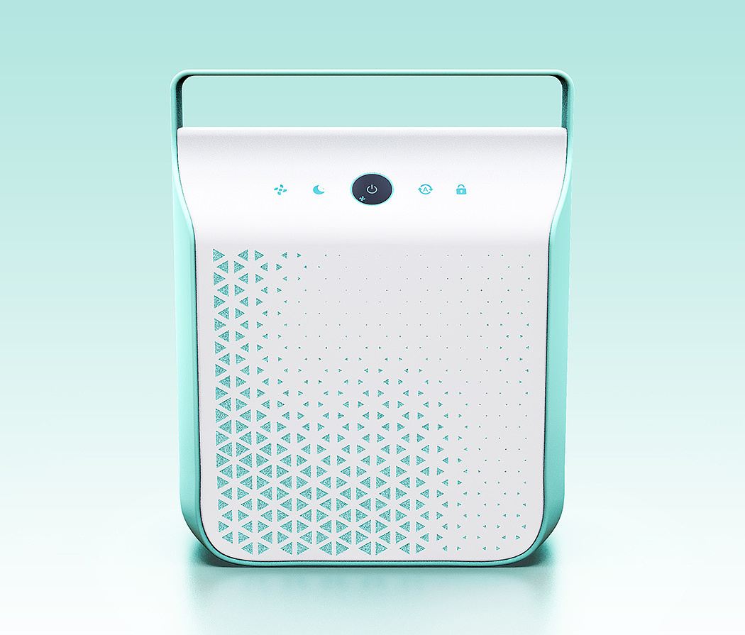 air cleaner，Portable，Mint Green，Simplicity，fresh，