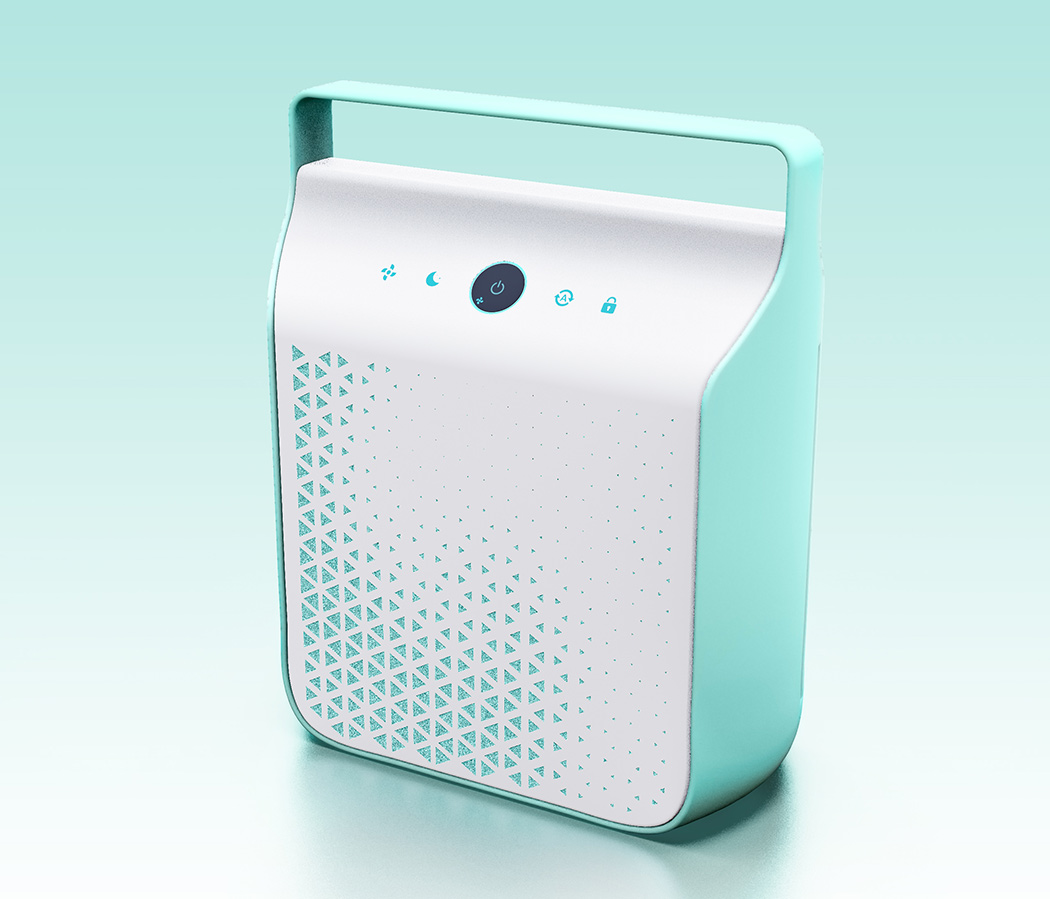 air cleaner，Portable，Mint Green，Simplicity，fresh，