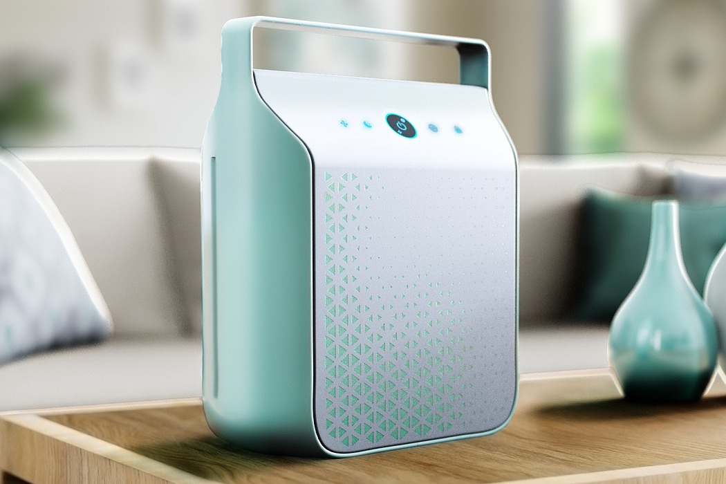 air cleaner，Portable，Mint Green，Simplicity，fresh，