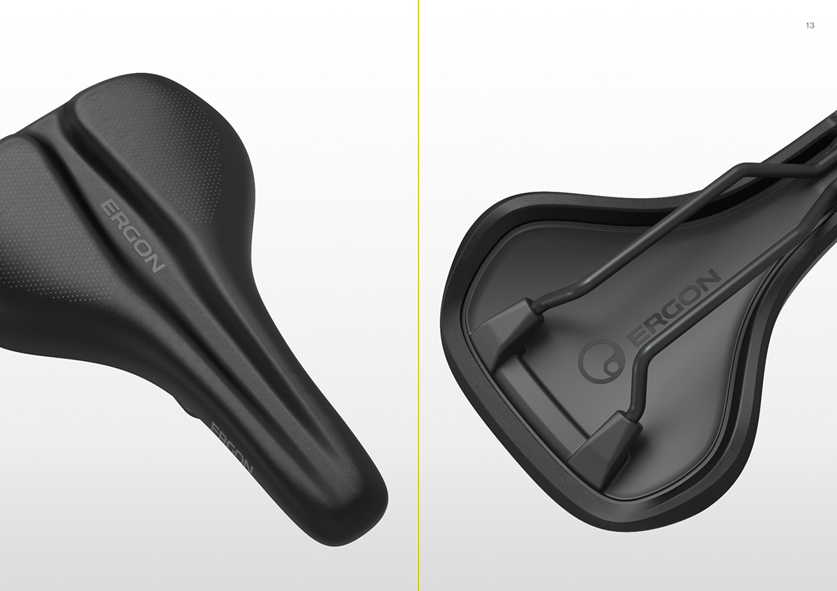 ERGON ST10，Bicycle design，black，