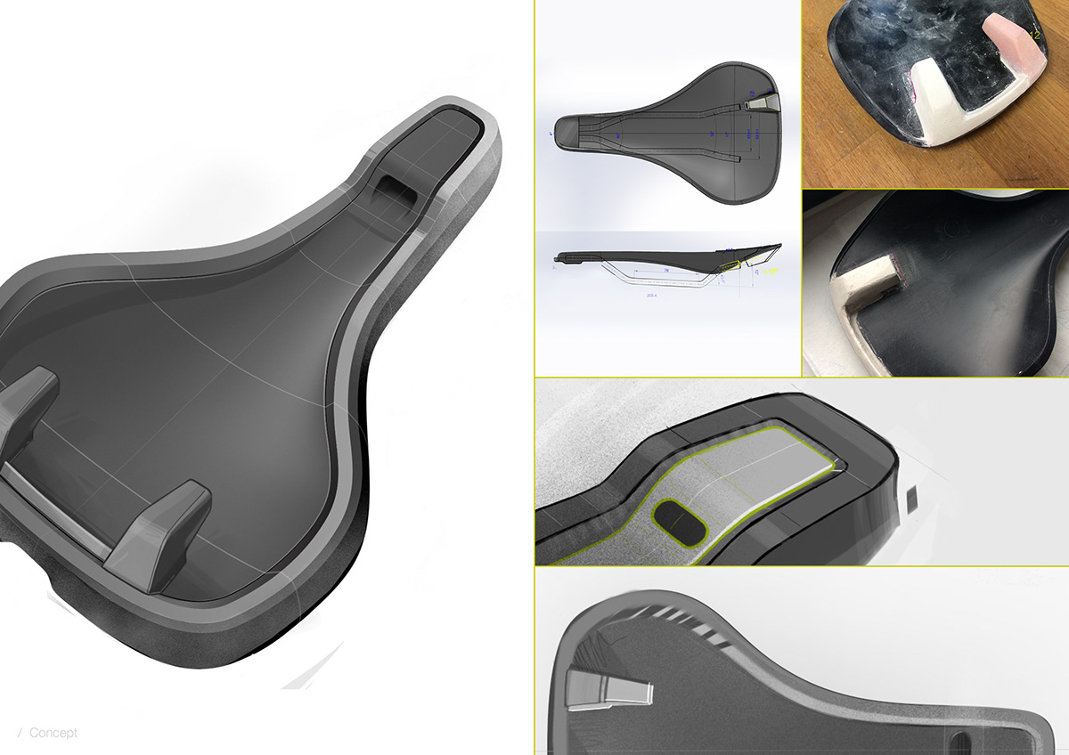 ERGON ST10，Bicycle design，black，