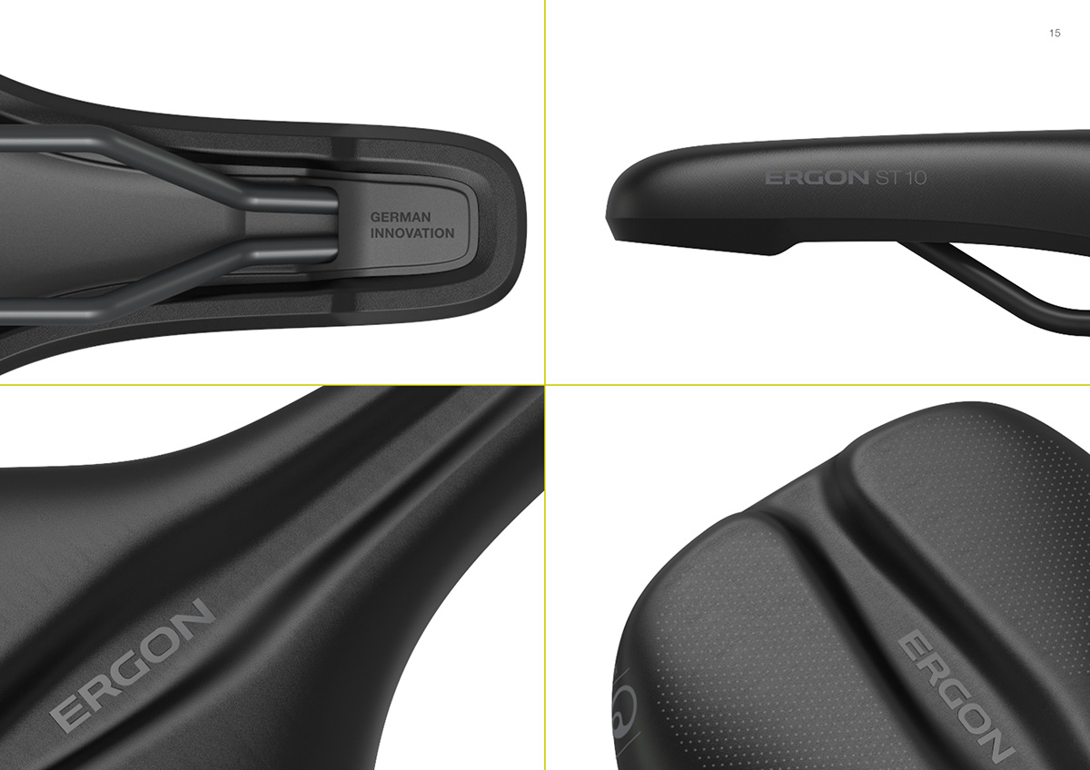 ERGON ST10，Bicycle design，black，