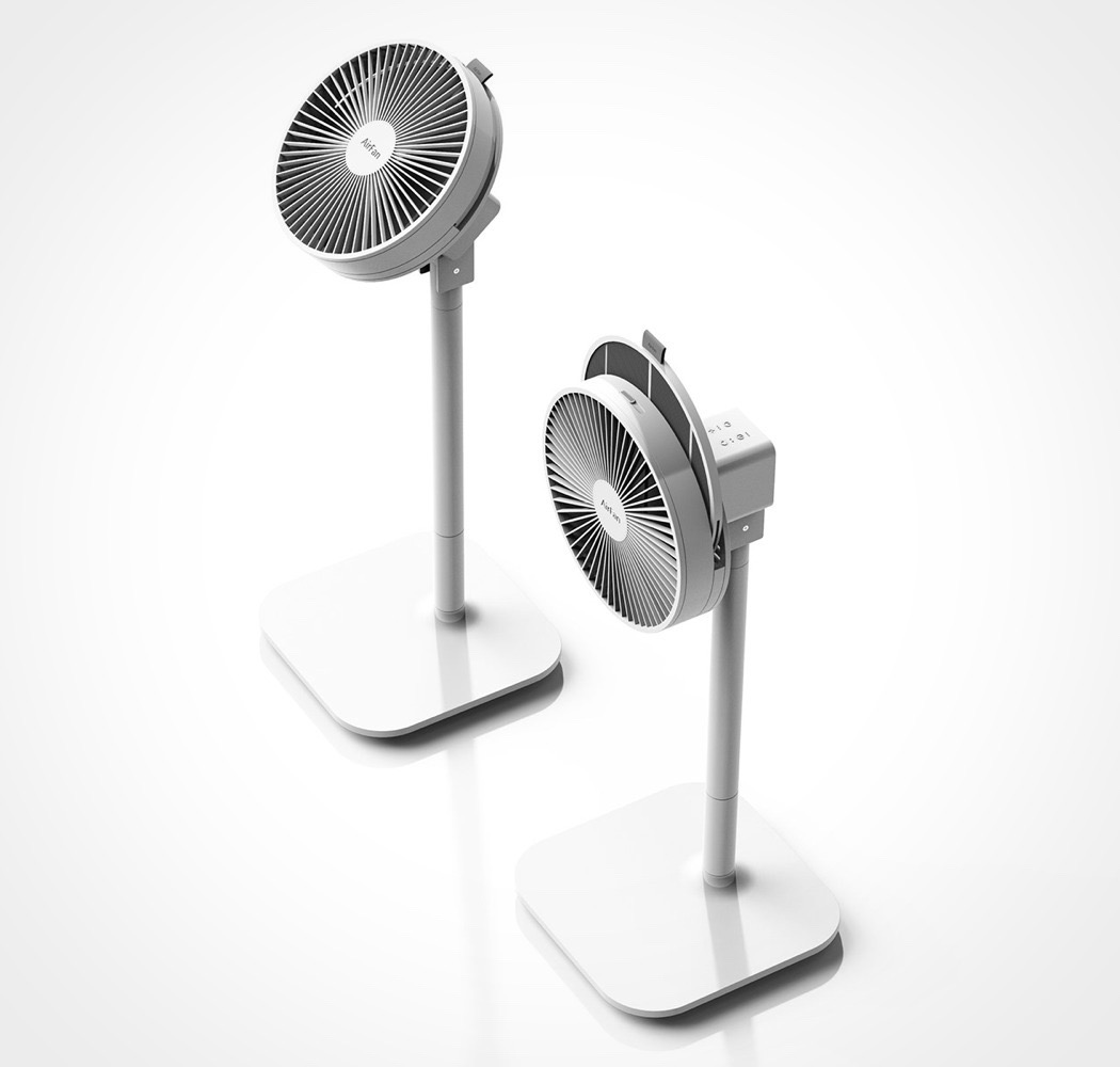 Plastic，white，electric fan，