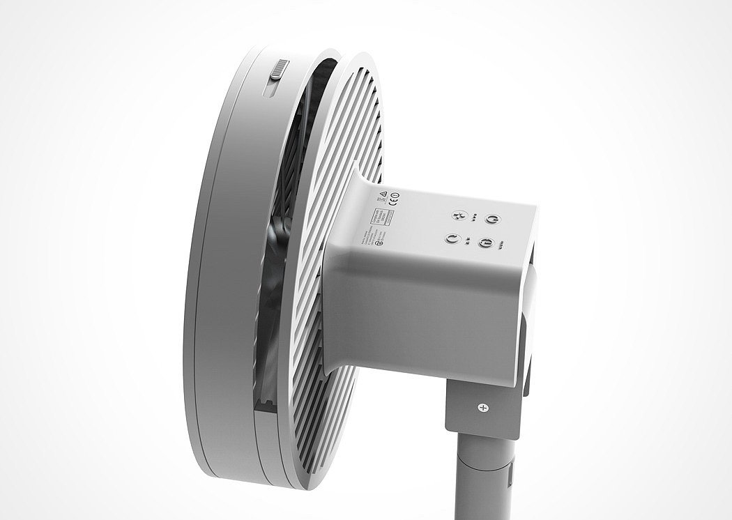 Plastic，white，electric fan，