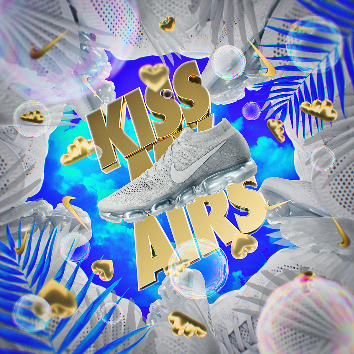 sneakers，shoes，nike，Nike，Vladislav Solovjov，Render，