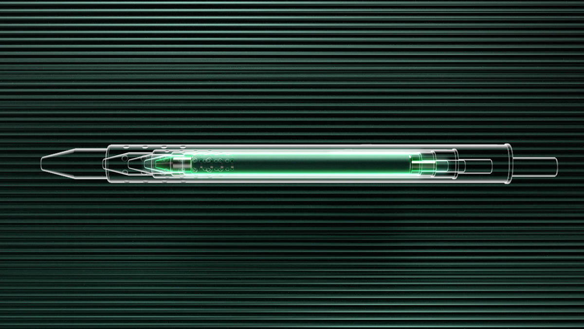 LAMY swift，Stationery design，green，
