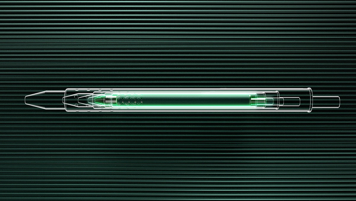 LAMY swift，Stationery design，green，
