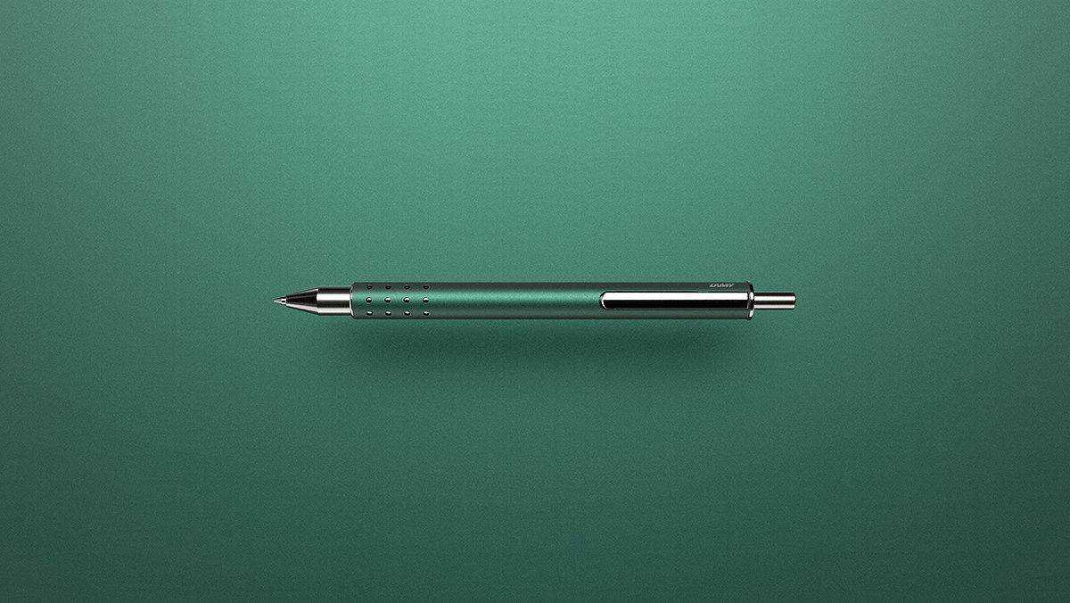 LAMY swift，Stationery design，green，