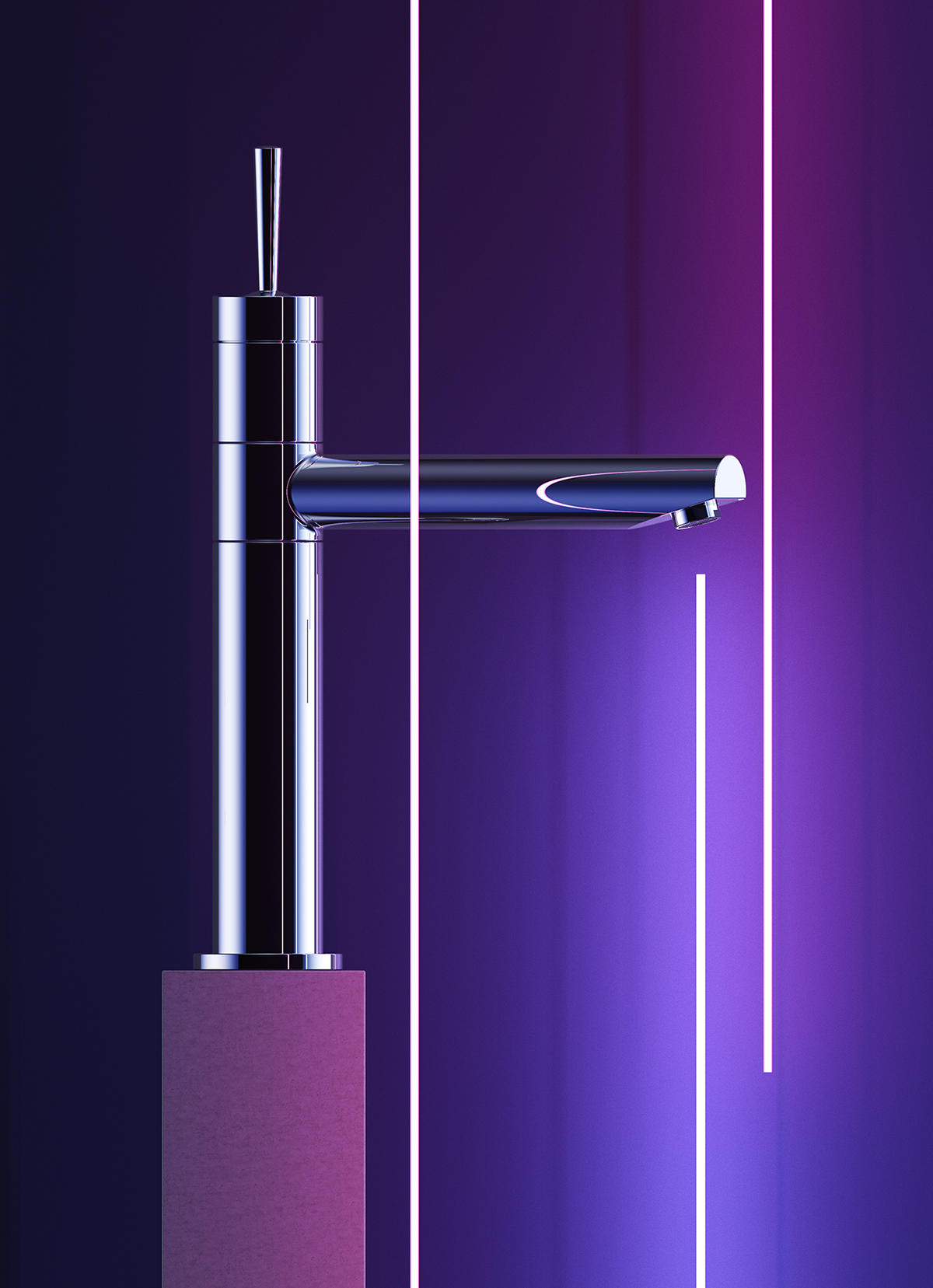 poster，OMOIKIR，Denis Hebi，water tap，