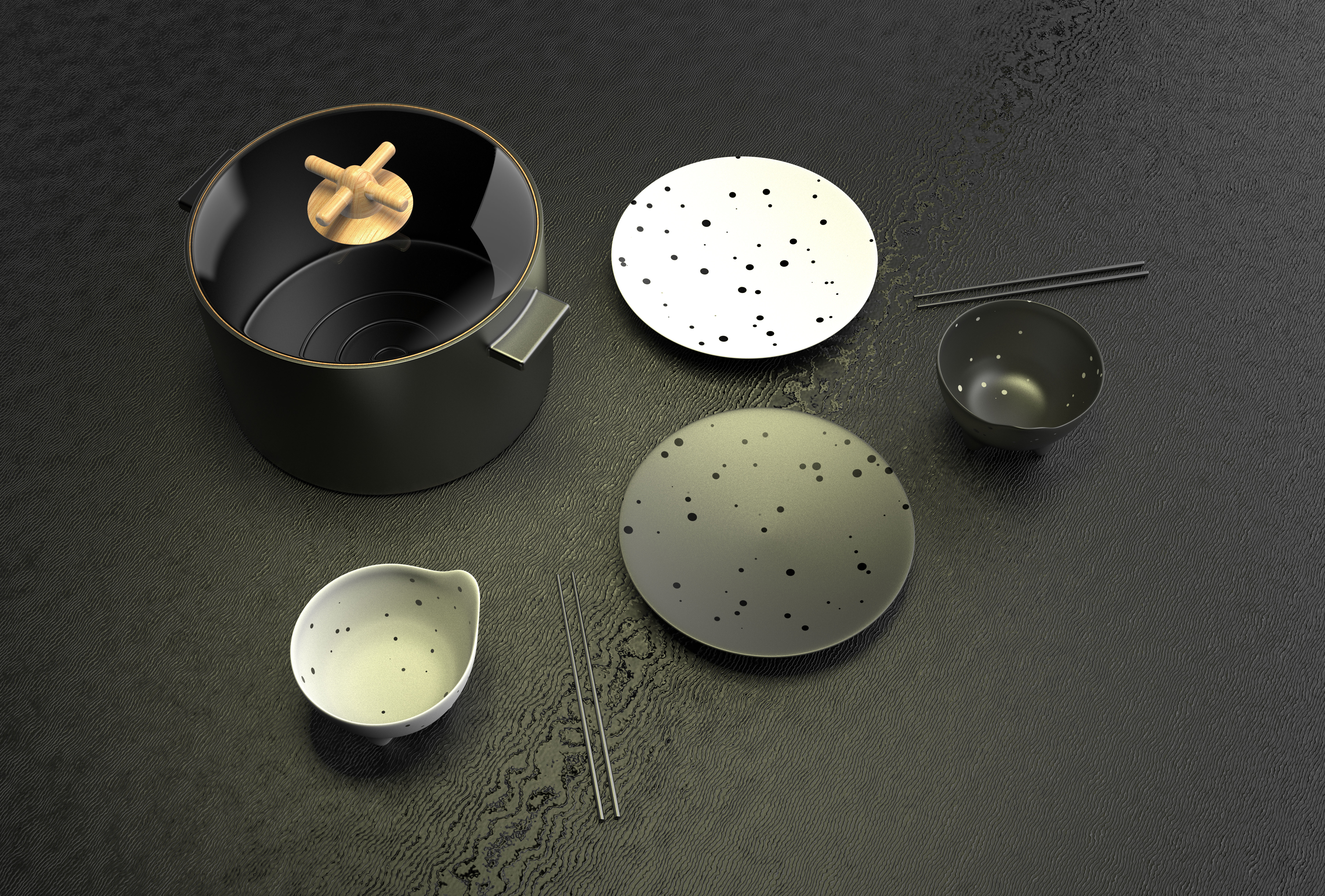 Zen tableware，