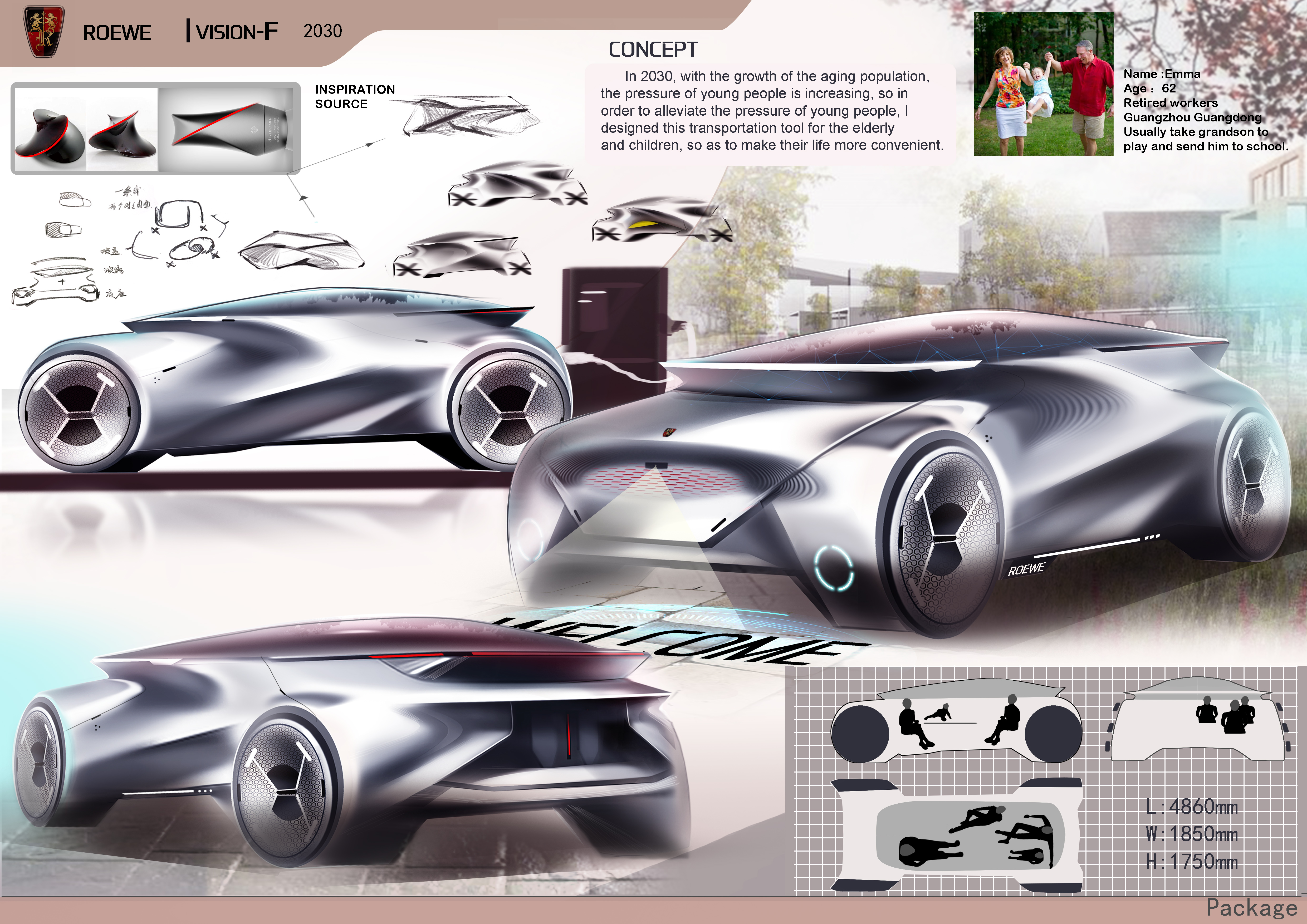 ROEWE，VISION-F2030，Guangzhou University，SAIC challenge，