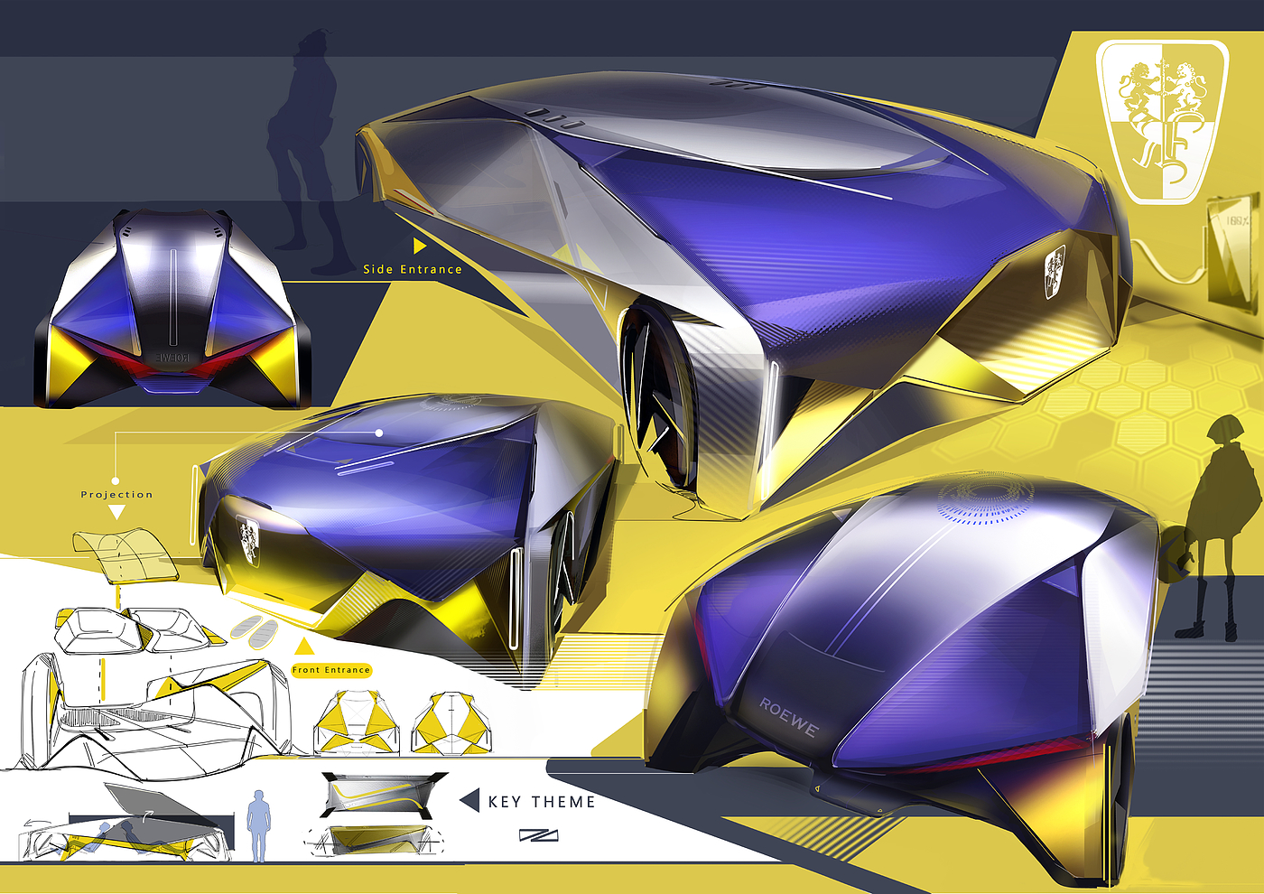 ROEWE，SYNERGY 2030，Shandong Academy of Arts and crafts，SAIC challenge，