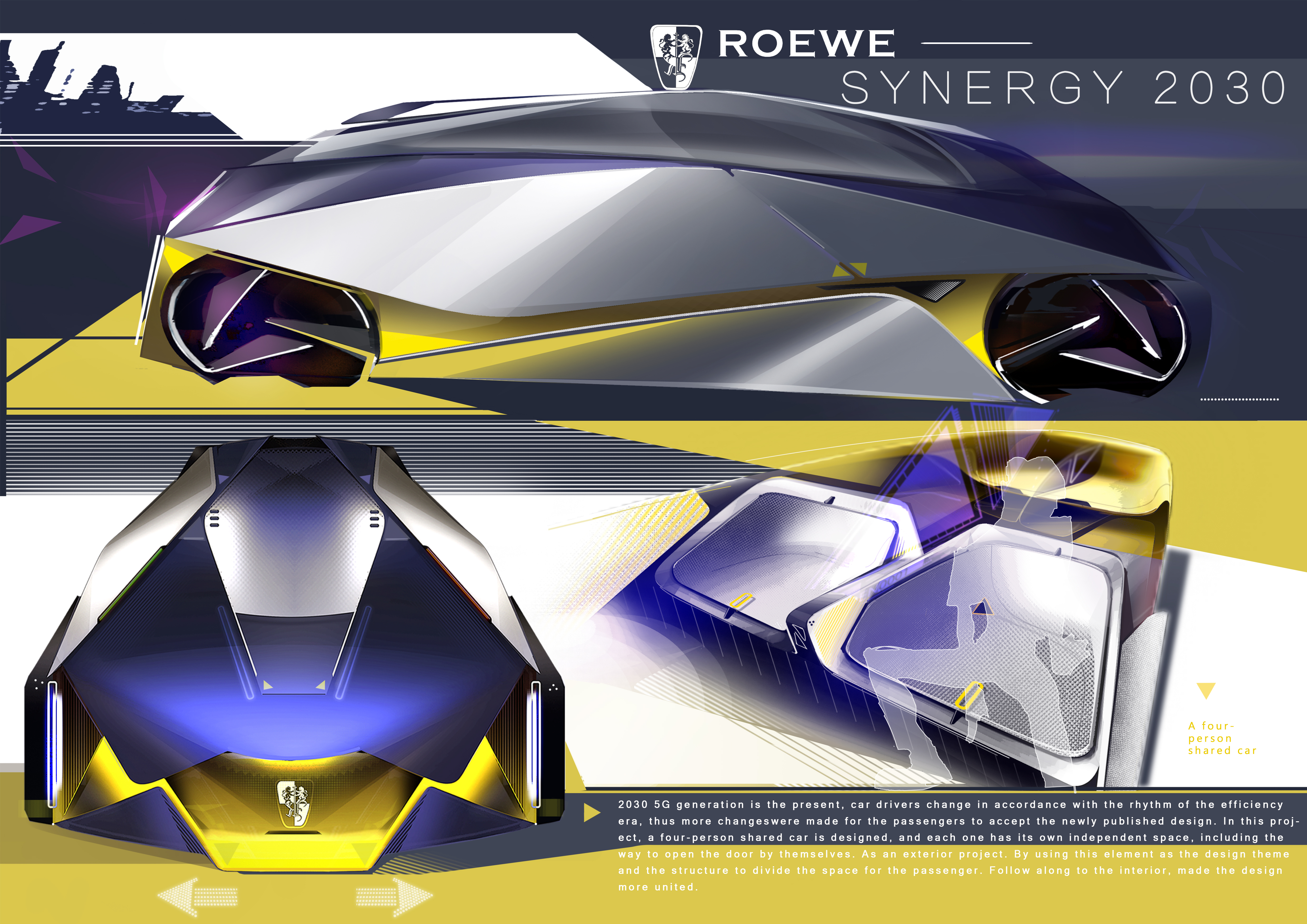ROEWE，SYNERGY 2030，Shandong Academy of Arts and crafts，SAIC challenge，