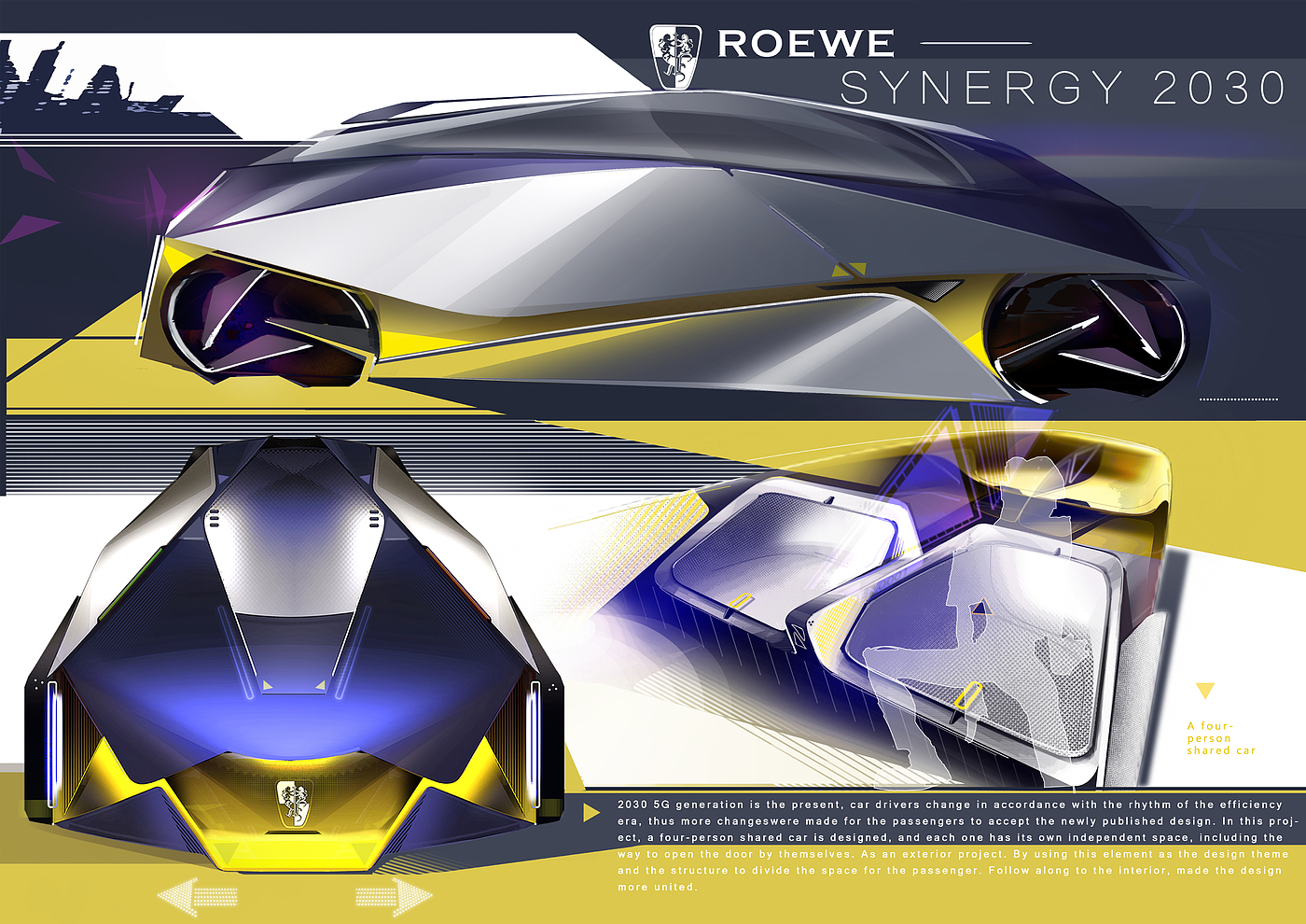 ROEWE，SYNERGY 2030，Shandong Academy of Arts and crafts，SAIC challenge，