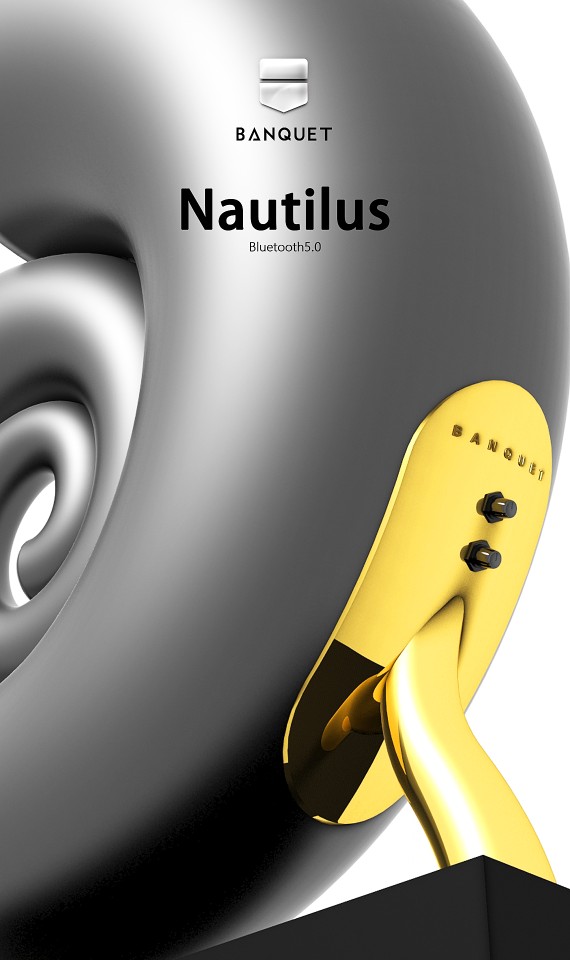 banquet nautilus speaker(仿生学蓝牙音响概念设计)